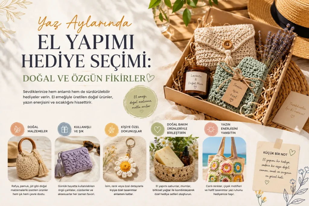 Yaz Aylarında El Yapımı Hediye Seçimi: Doğal ve Özgün Fikirler