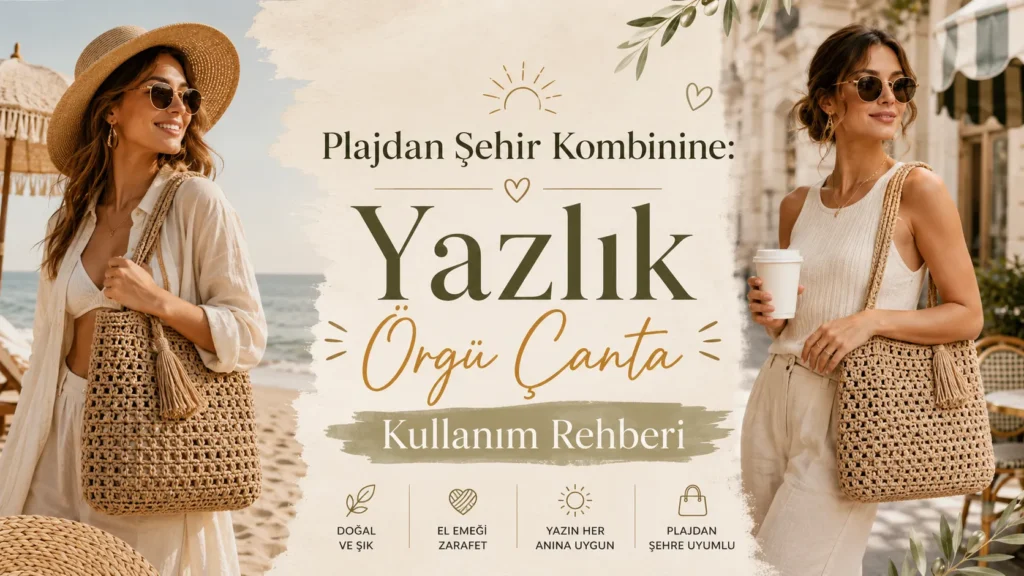 Plajdan Şehir Kombinine: Yazlık Örgü Çanta Kullanım Rehberi